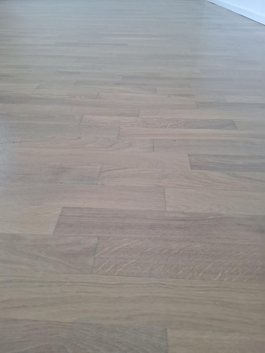 Close-up of light pigmented parquet